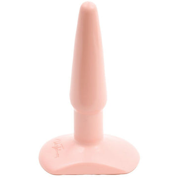 Classic Small Flesh Pink Smooth Butt Plug – Beginner Friendly PVC