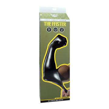 Doc Johnson The FFISTER Black – Stretchy TPE Cushioned Fingerless Glove