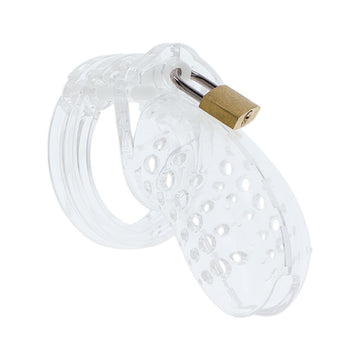 Hidden Desire Extreme Acrylic Chastity Cock Cage – Secure & Comfortable