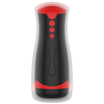 Hidden Desire Fusion X Deep Squeeze Masturbator – Textured & Vibrating Sleeve