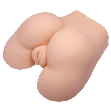Bangers Fat Ass Fucker Flesh Vibrating Masturbator – Dual Orifice TPR with Powerful Vibes