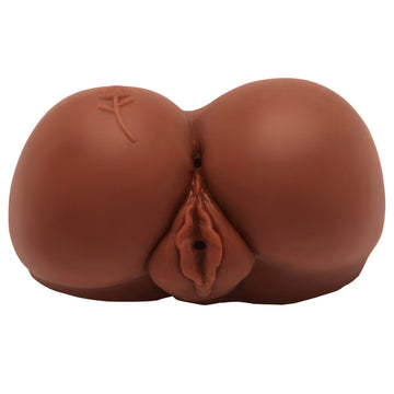 Bangers Big Ass Banger Black Vibrating Masturbator – Dual Orifice TPR Pleasure Toy