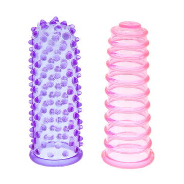 Lust Finger Sleeve – Dual Textured Clitoral Stimulators for Fingers