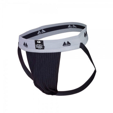 Black Jockstrap with 2-Inch Waistband – Supportive Male Underwear