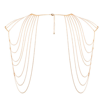 Bijoux Indiscrets Magnifique Shoulder Jewellery Gold – Adjustable Golden Shoulder Chain Accessory