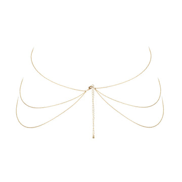 Bijoux Indiscrets Magnifique Body Chain Gold – Adjustable 8-Shaped Gold Body Jewelry