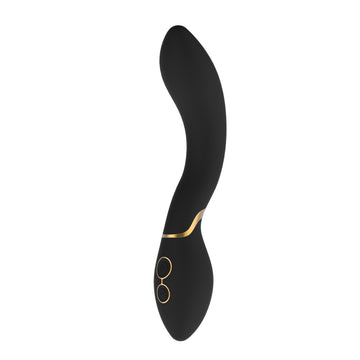 Elite Josephine Rechargeable Black Silicone Vibrator with 7 Patterns & 3 Speeds
