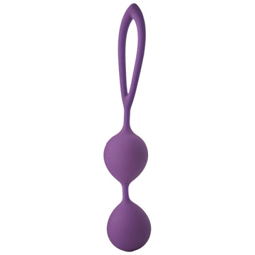 Flirts Purple Double Kegel Balls – Silicone Pelvic Strengthening Trainer
