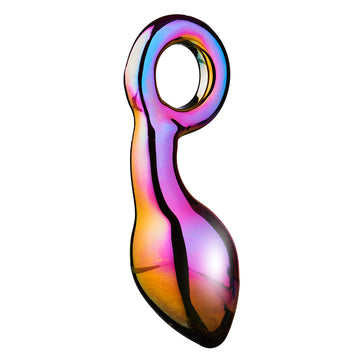 Glamour Glass Chunky Ring Anal Plug – Borosilicate Glass, Temperature Play