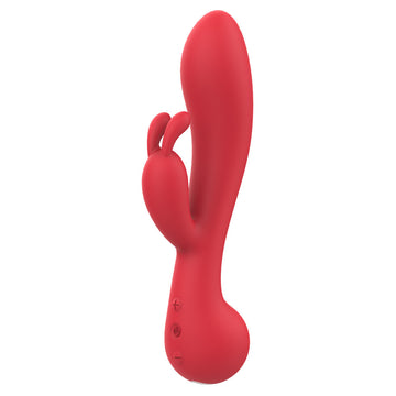 Amour Rabbit Vibrator Camille – Dual Motors, 5 Speeds & 5 Rhythms, Red