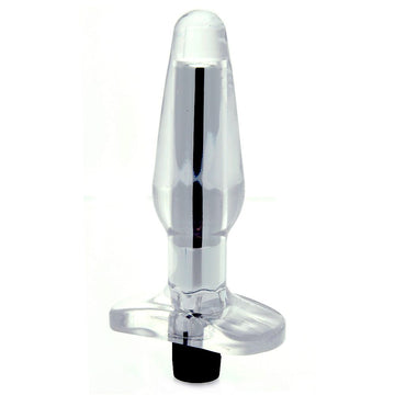 Aqua Veee Multi-Speed Waterproof Vibrating Butt Plug – Clear Jelly