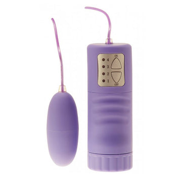 Aqua Silk Waterproof Vibrating Bullet – 4-Speed Purple Bullet