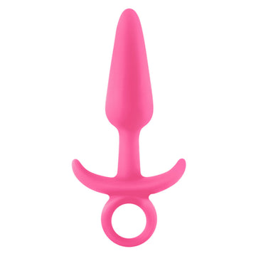 Firefly Prince Medium Glow-in-the-Dark Silicone Butt Plug – Pink