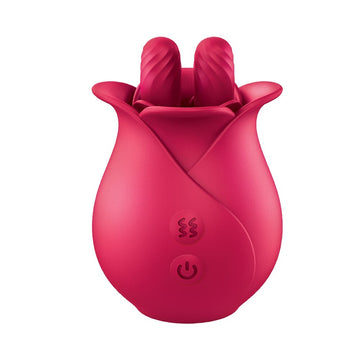 Rechargeable ClitTastic Tulip Finger Massager – 10 Functions & Back-and-Forth Motion