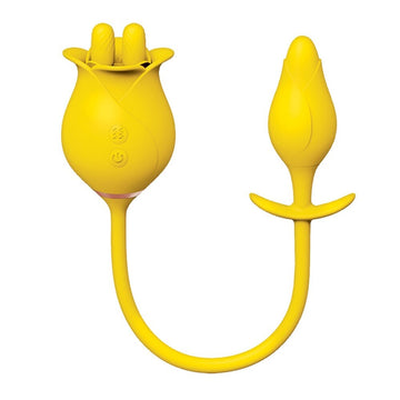 ClitTastic Tulip Finger Massager & Vibrating Pleasure Plug Set – USB Rechargeable