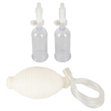 Crystal Clear Multi Female Sucker with Pump Ball – Nipple & Clitoral Suction Toy