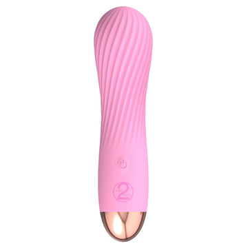 Cuties Silk Touch Rechargeable Mini Vibrator – Pink with 7 Vibration Modes