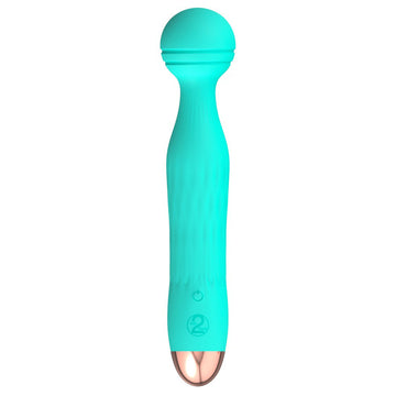 Cuties Silk Touch Rechargeable Mini Vibrator – Green with 7 Vibration Modes