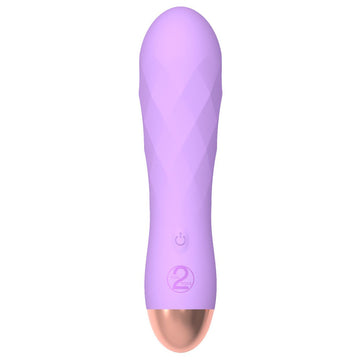 Cuties Silk Touch Rechargeable Mini Vibrator – Purple with 7 Vibration Modes