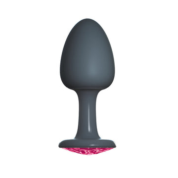 Dorcel Medium Geisha Anal Plug Ruby – Weighted Silicone Plug with Ruby Gem Base
