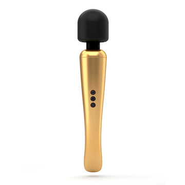 Dorcel Rechargeable Mega Wand Gold – Powerful Clitoral Stimulator with 160 Settings