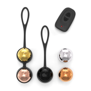 Dorcel Training Balls Remote Controlled Geisha Balls – Kegel Exercise with Remote Vibration