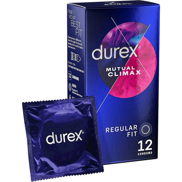 Durex Mutual Climax Regular Fit Condoms – 12 Pack