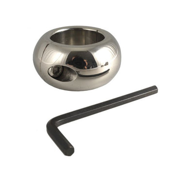 Donut Stainless Steel Ballstretcher 3cm – Heavy Duty Adjustable Scrotum Enhancer