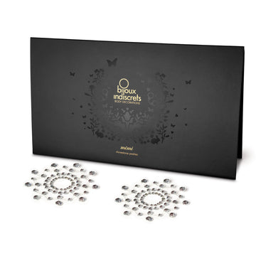 Bijoux Indiscrets Mimi Rhinestone Pasties Silver – Self-Adhesive Glitter Nipple Covers