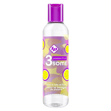 ID 3some Passion Fruit 3-In-1 Lubricant 118ml – Flavoured, Massage & Sensual