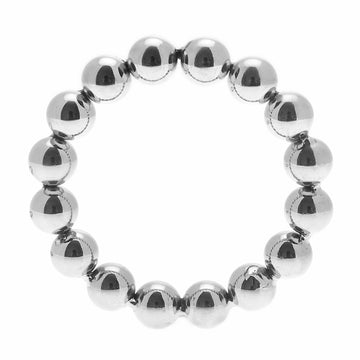Meridian Stainless Steel Beaded Cock Ring – Medium/Large