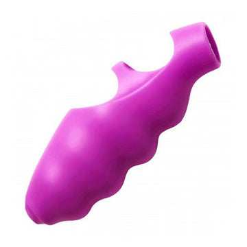 Finger Bangher Purple Silicone Vibrator – Discreet Finger Pleasure