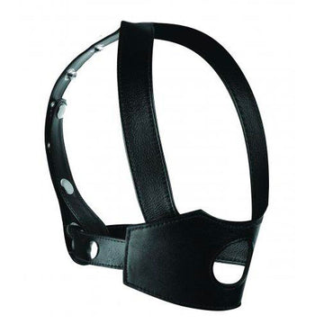 Master Series Dildo Face Harness – Adjustable Mouth Strap-On