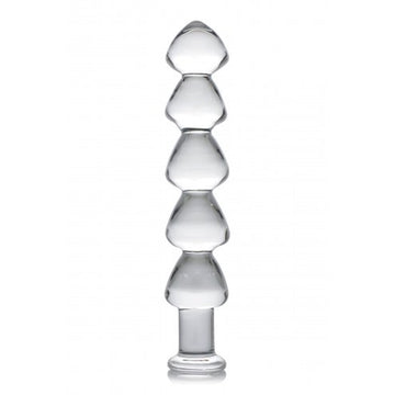 Drops Anal Links Glass Dildo – Shatter-Resistant Temperature Play