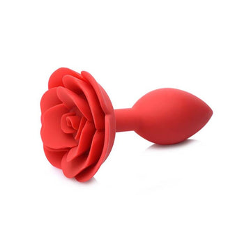 Master Series Booty Bloom Rose Silicone Anal Plug – Elegant Floral Design
