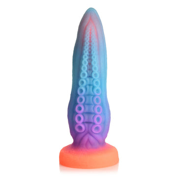 Creature Cocks Tenta Cock Glow In The Dark – Fantasy Dildo with Tentacle Design and Suction Cup Base