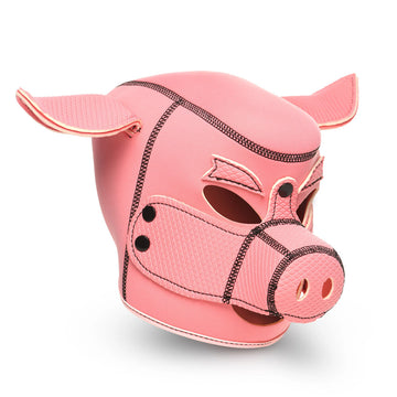 Swine Neoprene Hood – Durable Pig Mask with Removable Muzzle