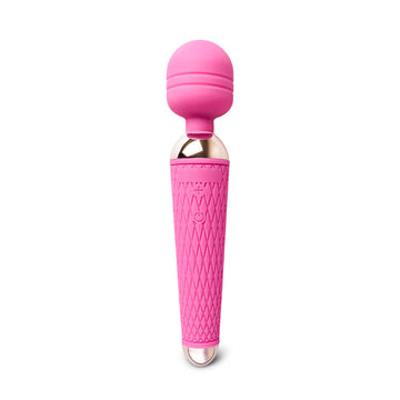 10-Speed Rechargeable Pink Magic Wand – Powerful Clitoral & Body Massager