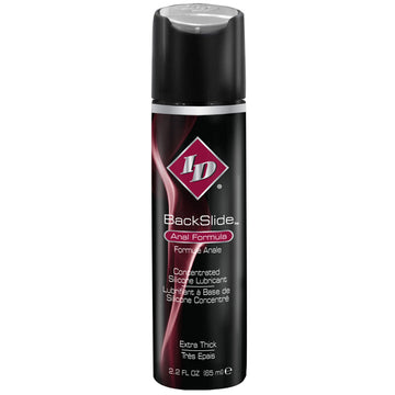 ID BackSlide Anal Formula Lubricant 65ml – Silicone-Based Anal Lube