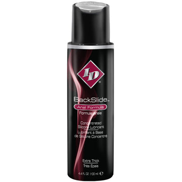 ID BackSlide Anal Formula Lubricant 130ml – Silicone-Based Anal Lube