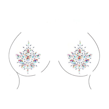 Dazzling Jewel Nipple Bling Stickers – Clear Acrylic Glamour