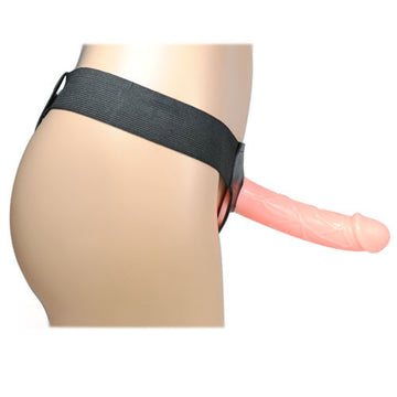 Classic Easy & Basic Strap On with 7 Inch Hollow Dong – Adjustable Harness
