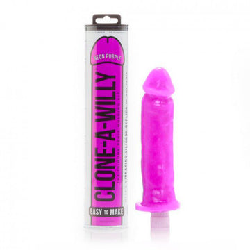 Neon Purple Clone A Willy Silicone Vibrator & Moulding Kit