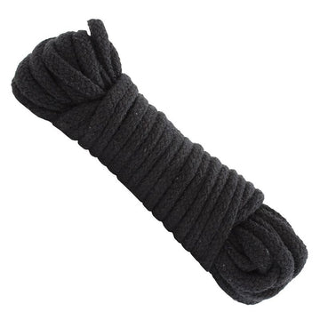 Japanese Style Soft Cotton Bondage Rope – 10 Meters Black