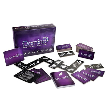 Domin8 Control Game – Erotic Couples Board Game for Intimate Fun