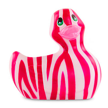 I Rub My Duckie Wild Tiger – Waterproof Vibrating Pink Bath Toy