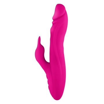 FemmeFunn Booster Rabbit Vibrator – 360° Rotating Dual Motors, 7 Vibration Modes