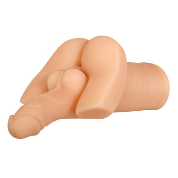 Gender X Back Door Bash Masturbator – Flesh Pink Textured Male Toy