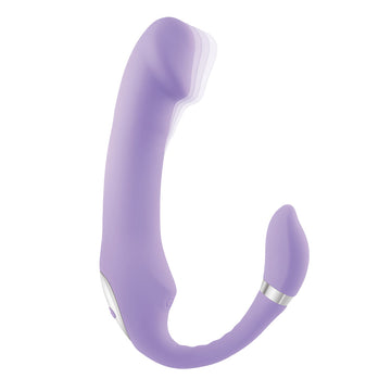 Gender X Orgasmic Orchid – Bendable C-Shaped Vibrator with Dual Motors
