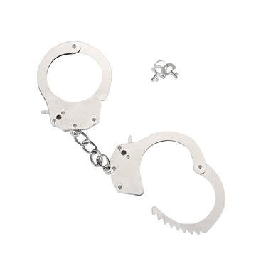 Me You Us Heavy Metal Handcuffs – Deluxe Stainless Steel Restraints